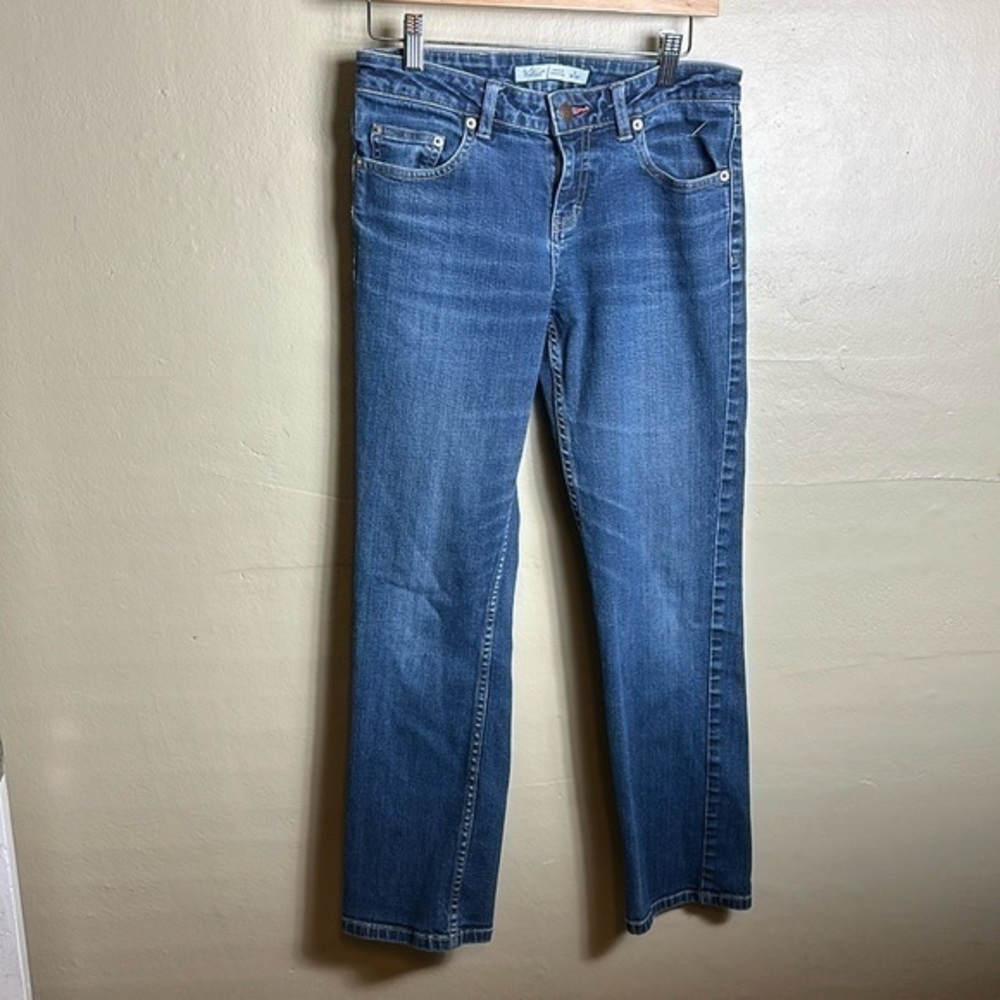 Woolrich Jeans Size 6 Womens Mid Rise Dark Wash Blue Denim Straight
